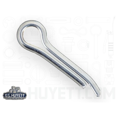 Huyett Hammerlock Cotter Pin, 3/16 in Dia, 3/4 in L, Steel, PK 1 CPHZ-187-0750